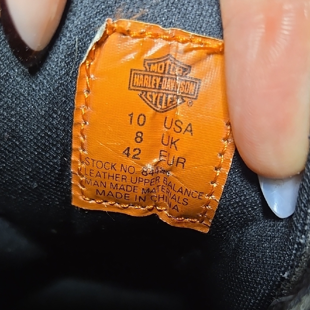Harley-Davidson Men's Black Leather Boots - Picture 8 of 10
